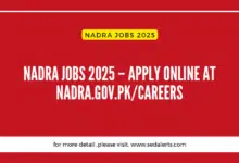 NADRA Jobs 2025 – Apply Online at nadra.gov.pk/careers