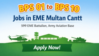 BPS 01 to BPS 10 Jobs in EME Multan Cantt 2026